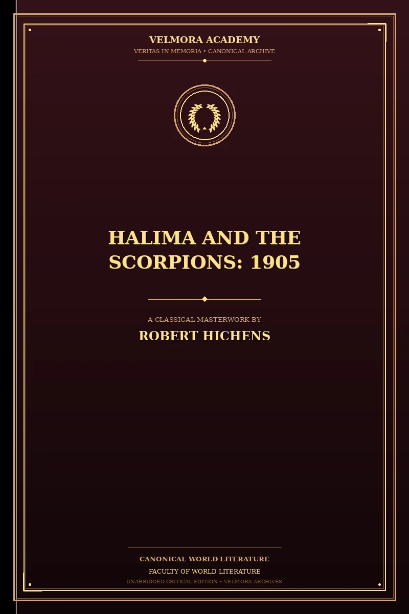 Halima And The Scorpions: 1905