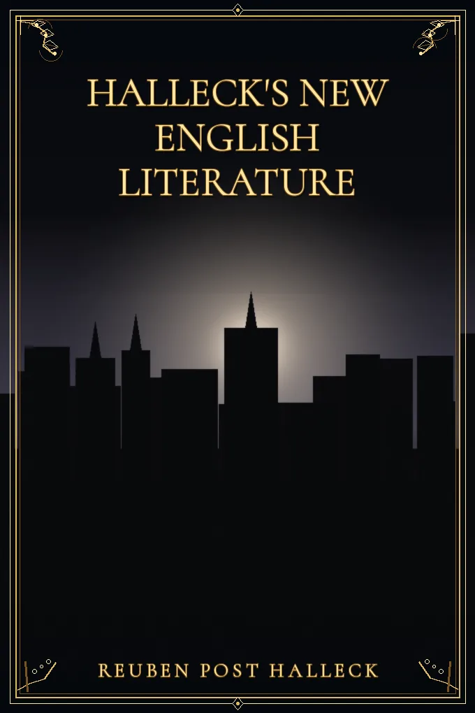 Cover of Halleck's New English Literature