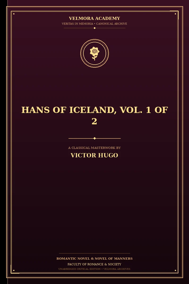 Hans of Iceland, Vol. 1 of 2