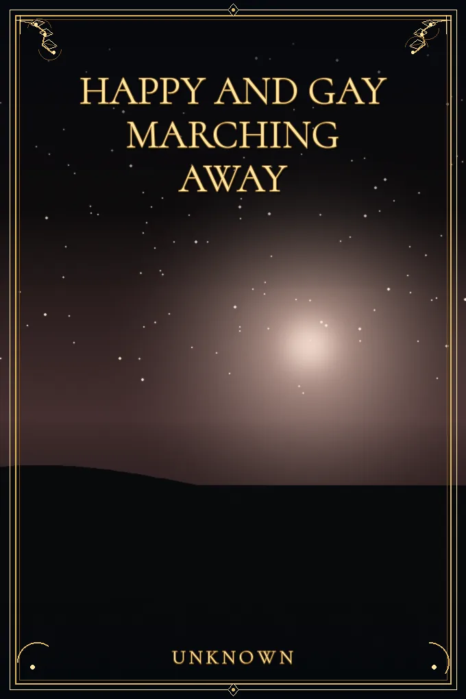 Cover of Happy and Gay Marching Away