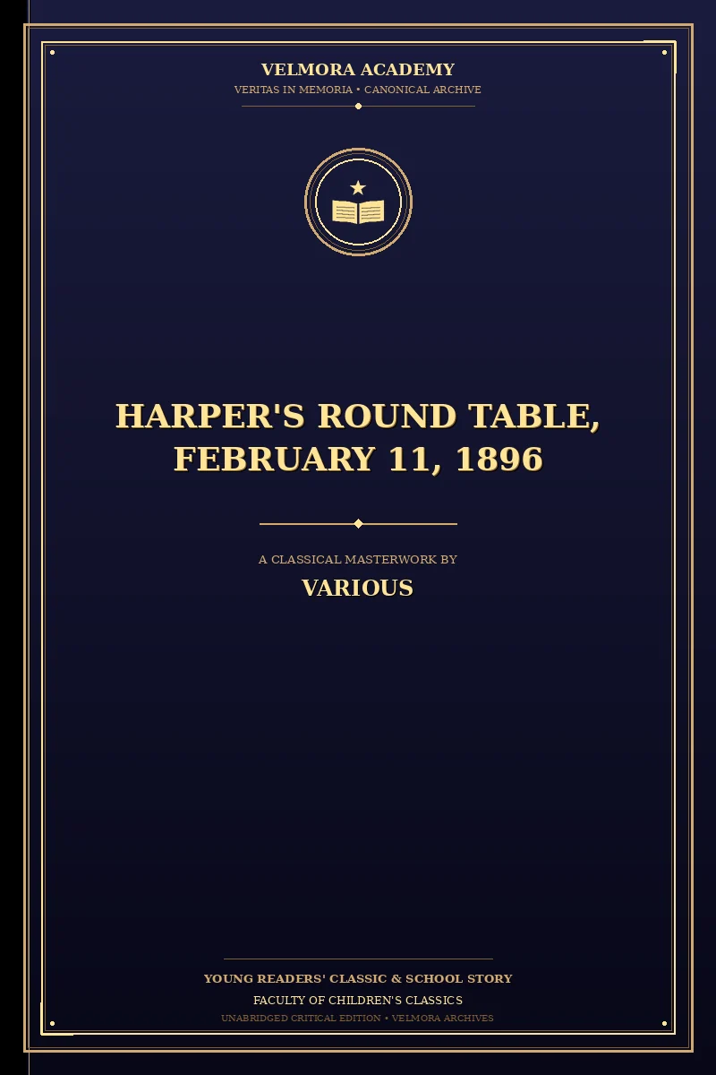 Cover of Harper's Round Table, February 11, 1896