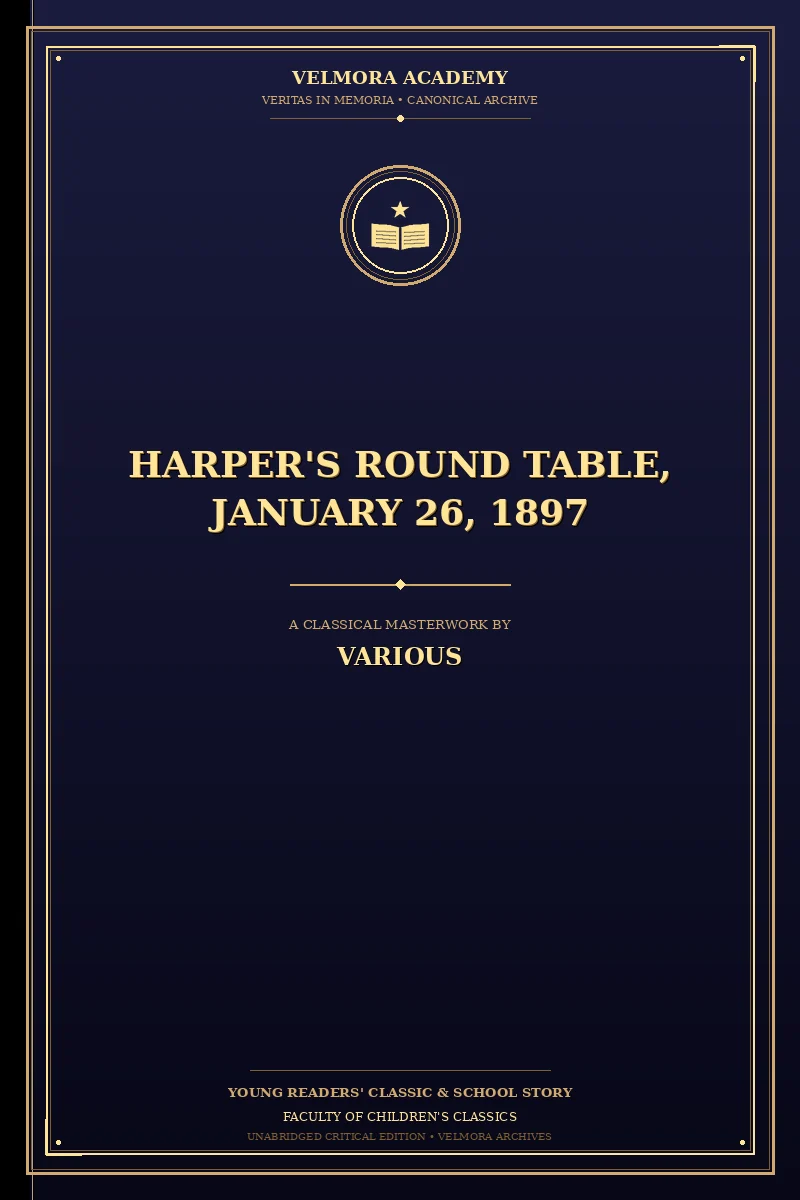 Cover of Harper's Round Table, January 26, 1897