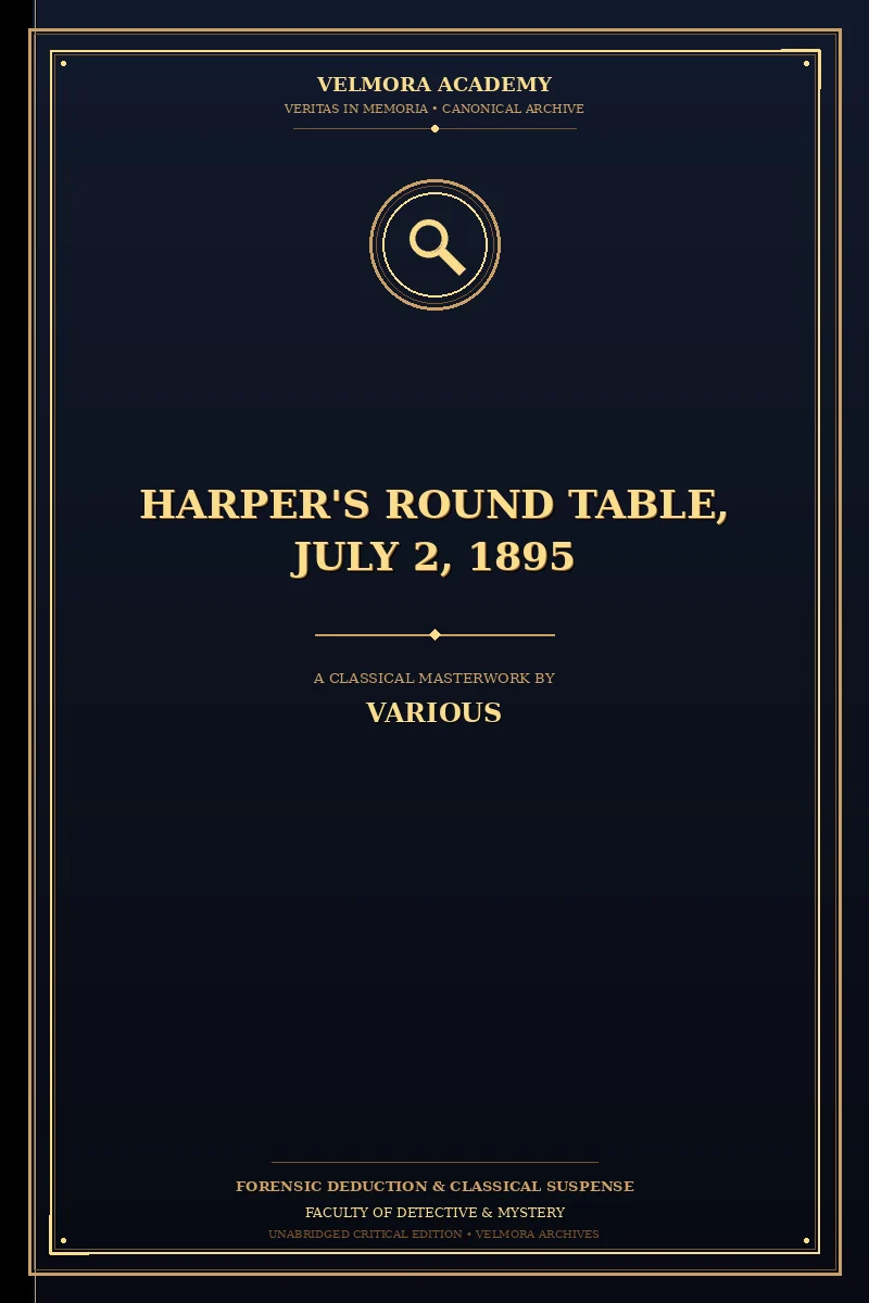 Cover of Harper's Round Table, July 2, 1895