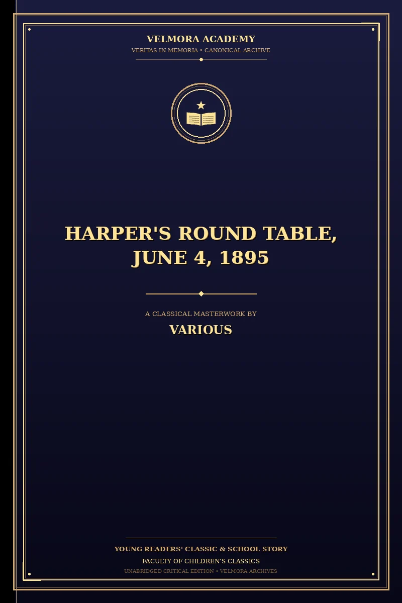 Cover of Harper's Round Table, June 4, 1895