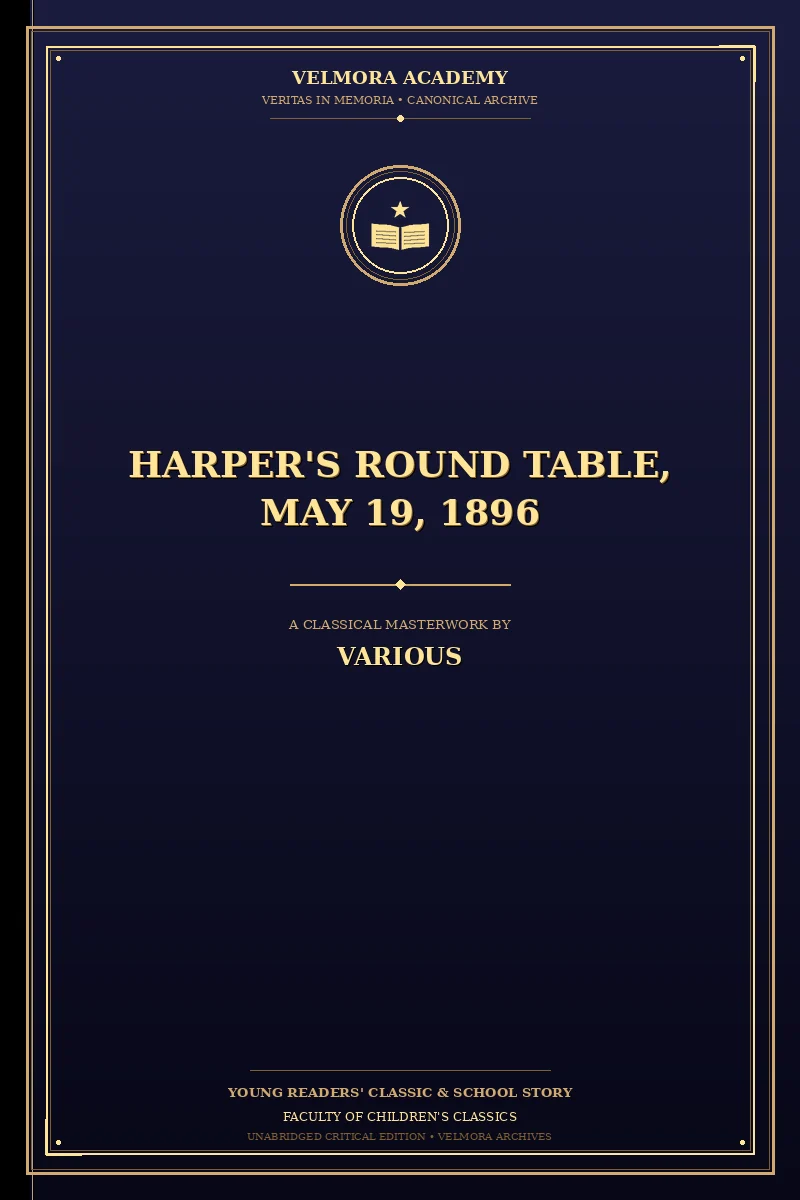 Cover of Harper's Round Table, May 19, 1896