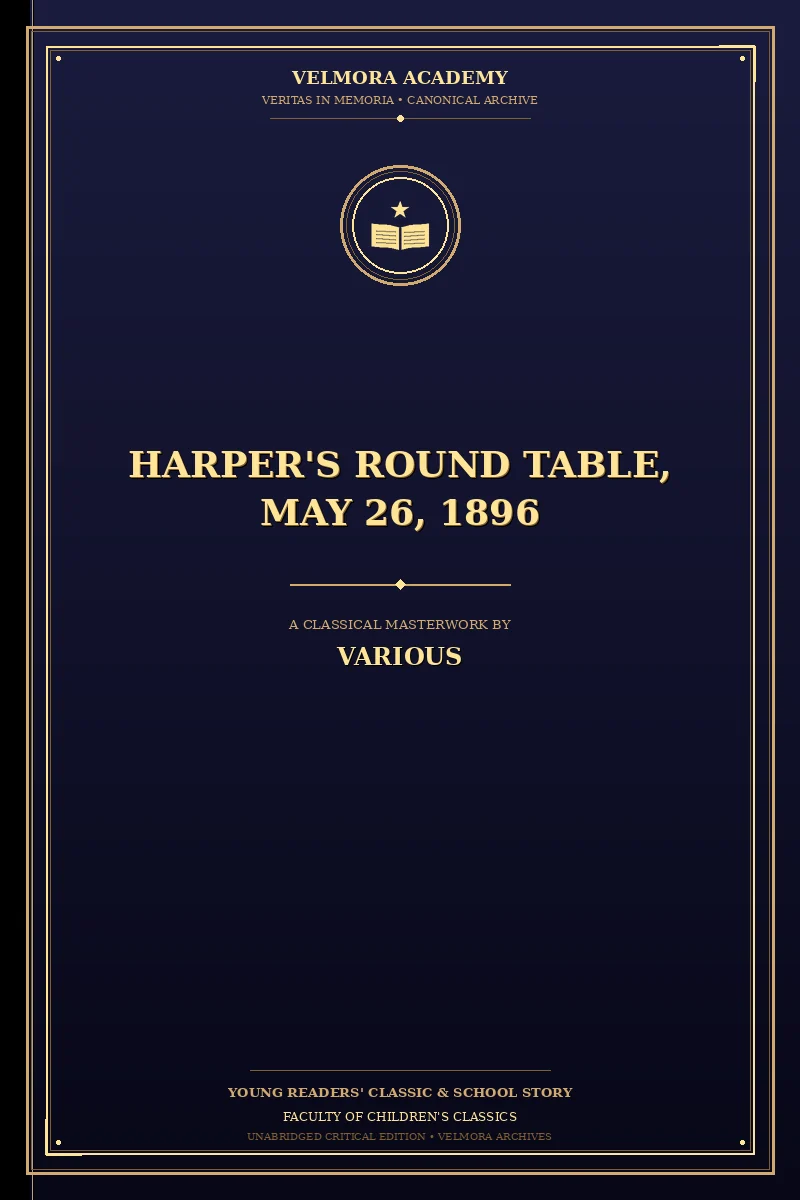 Cover of Harper's Round Table, May 26, 1896
