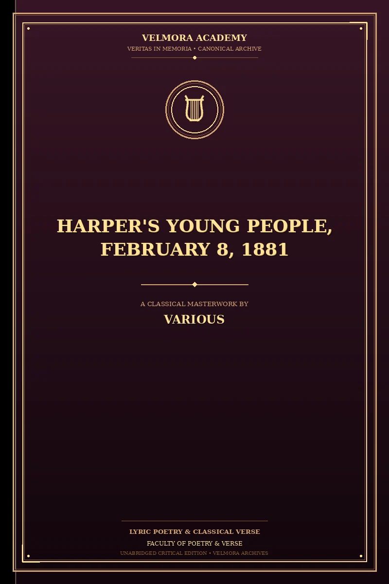 Harper's Young People, February 8, 1881