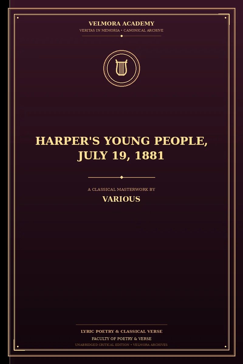 Harper's Young People, July 19, 1881