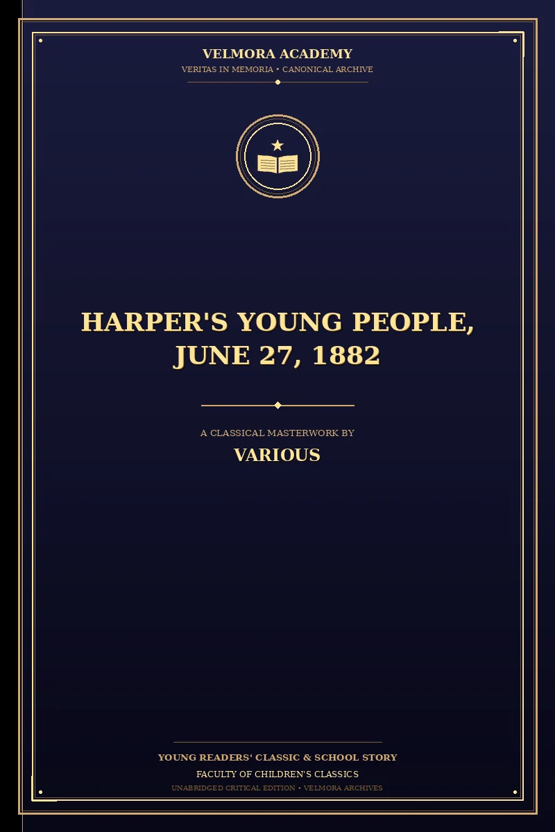 Cover of Harper's Young People, June 27, 1882