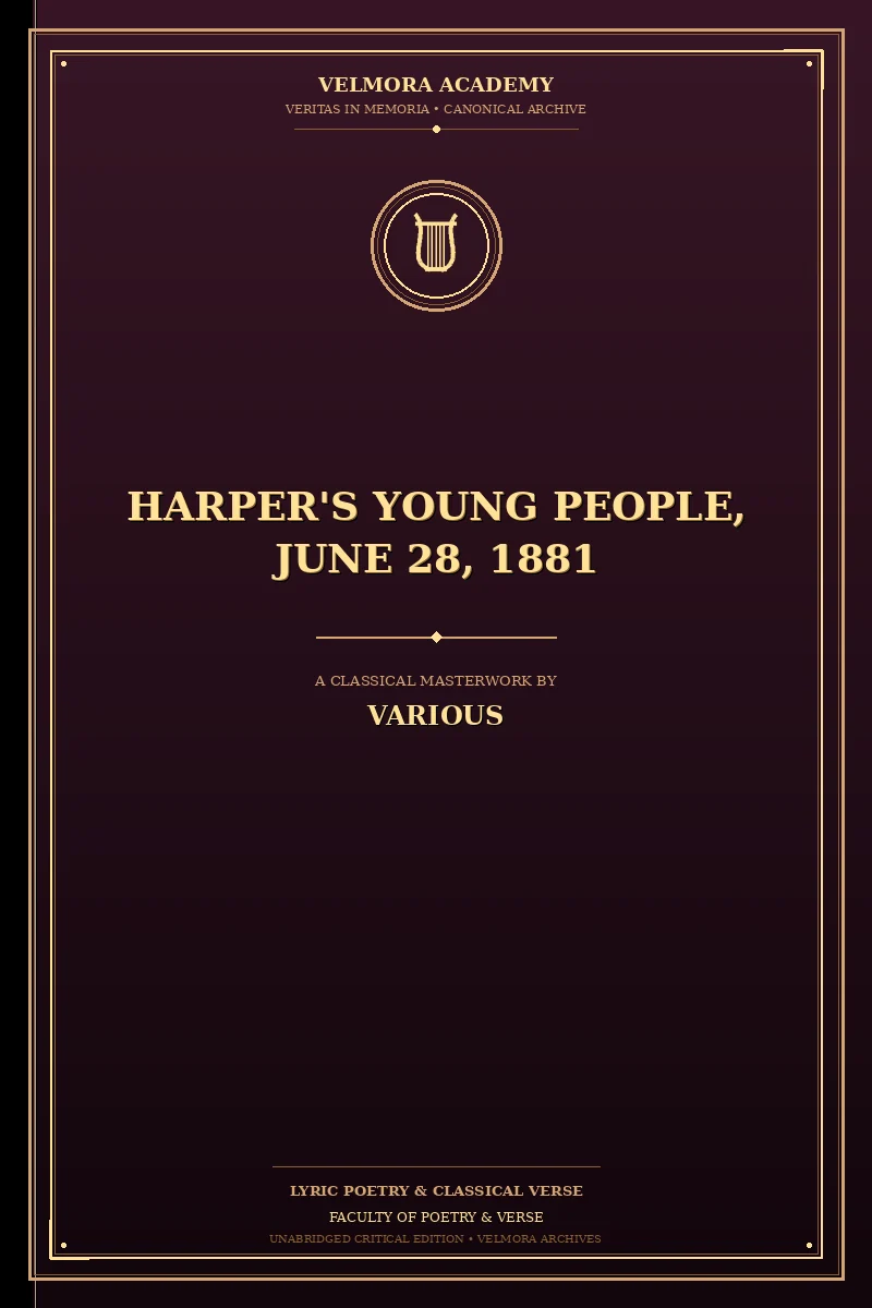 Harper's Young People, June 28, 1881