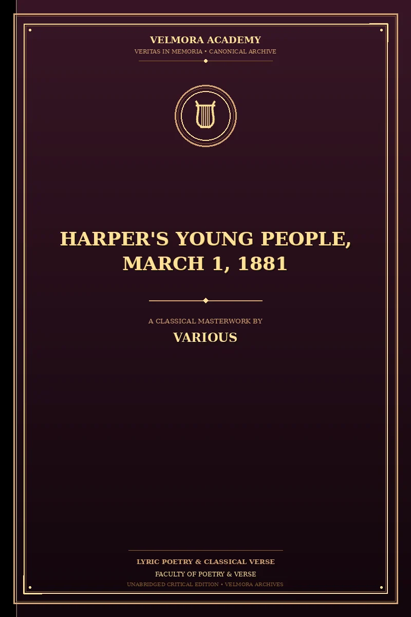 Harper's Young People, March 1, 1881