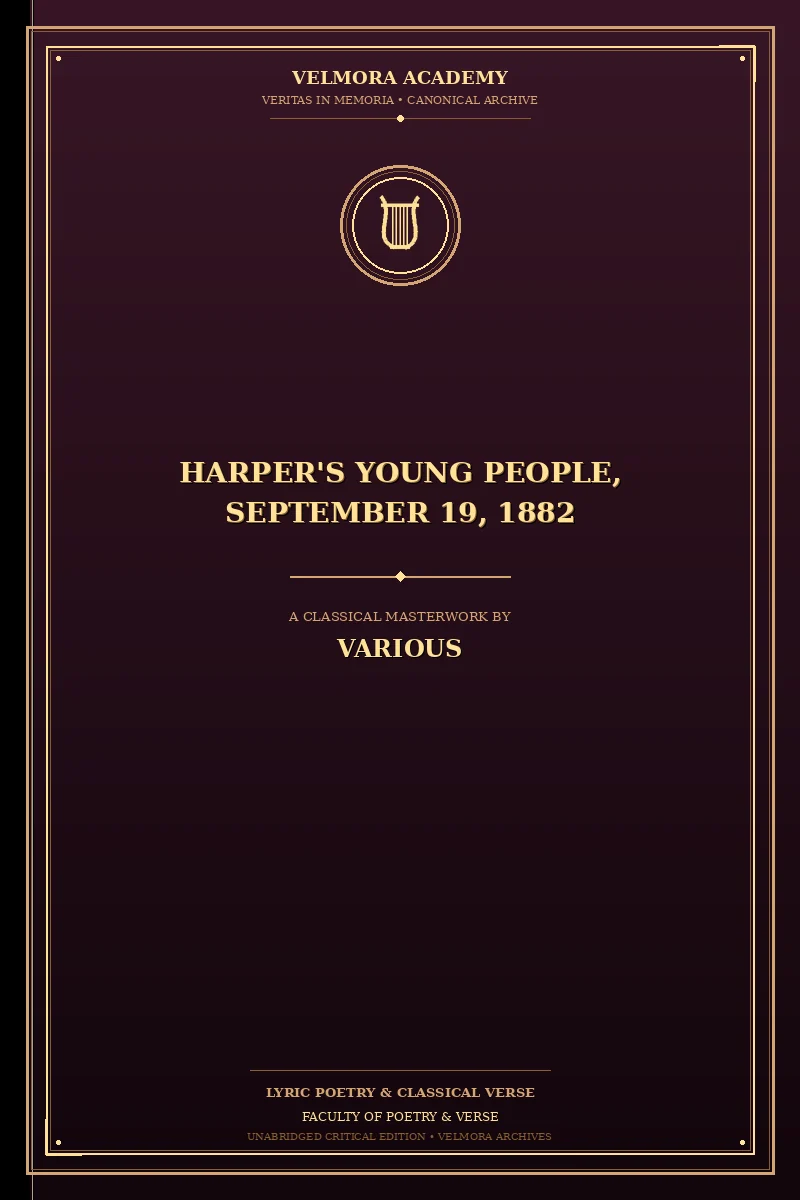 Harper's Young People, September 19, 1882