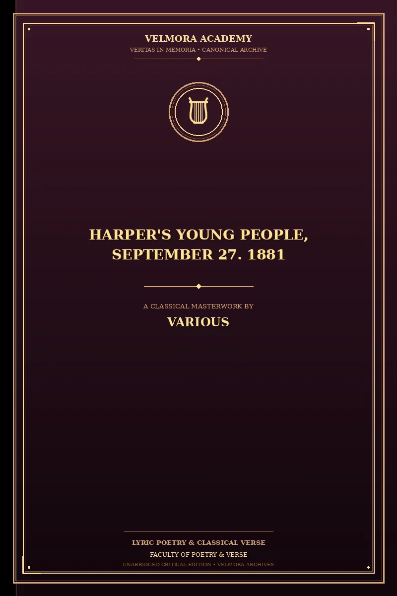 Harper's Young People, September 27. 1881