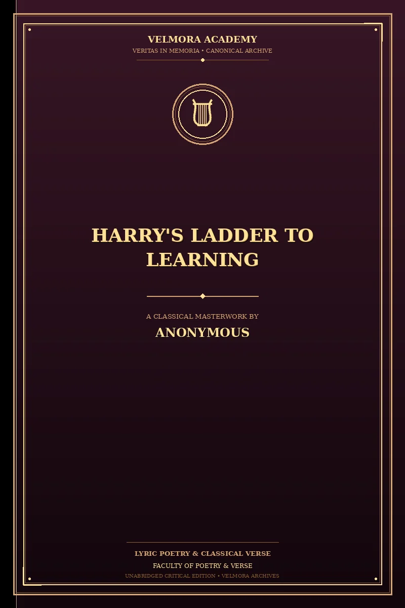 Cover of Harry's Ladder to Learning