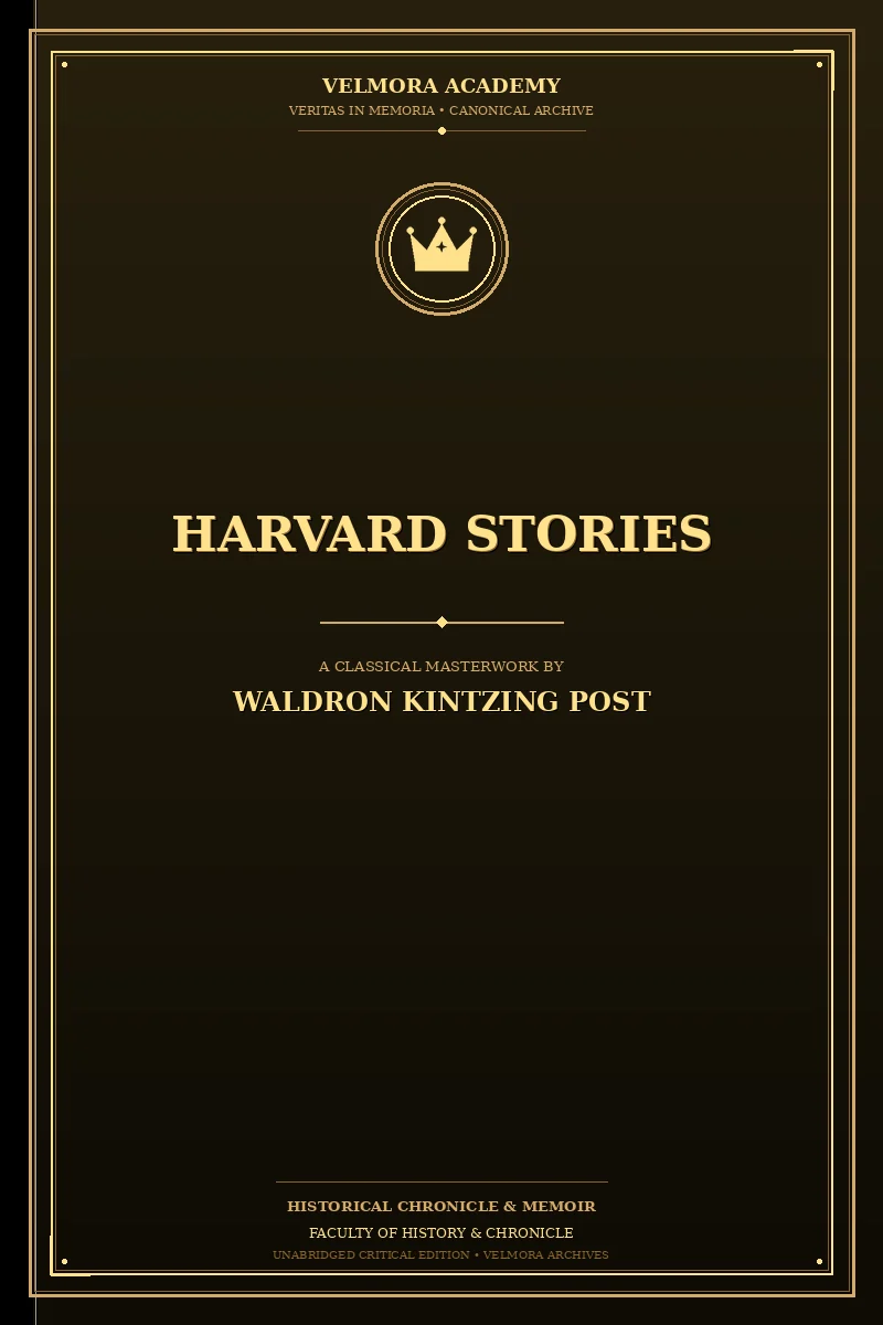 Cover of Harvard Stories