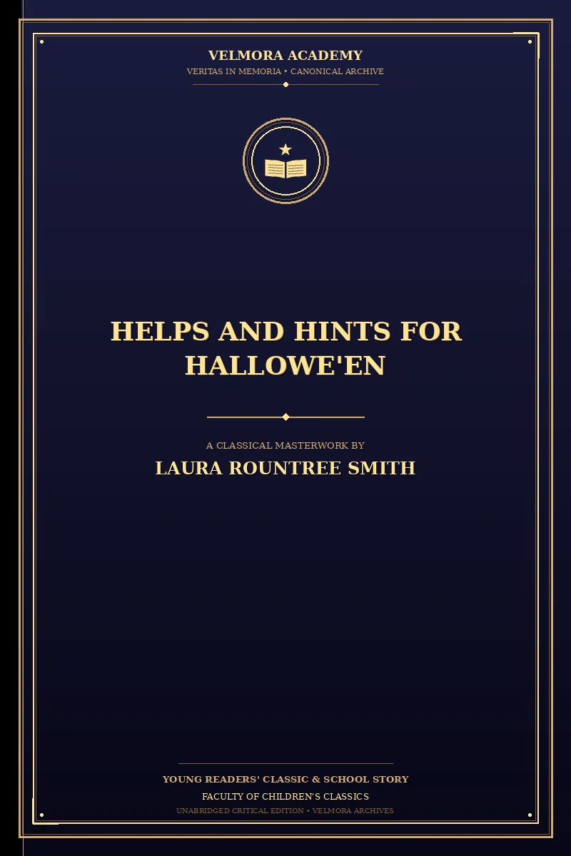 Cover of Helps and hints for Hallowe'en