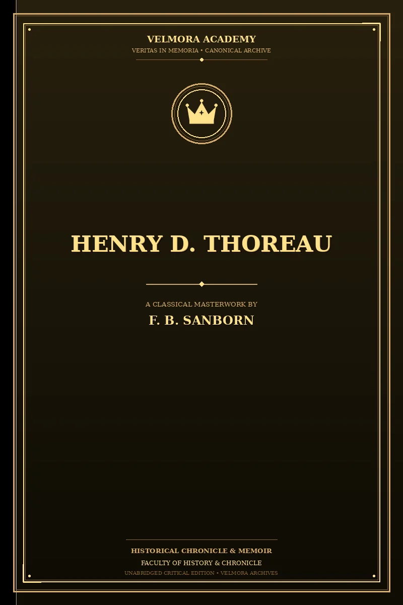 Henry D. Thoreau
