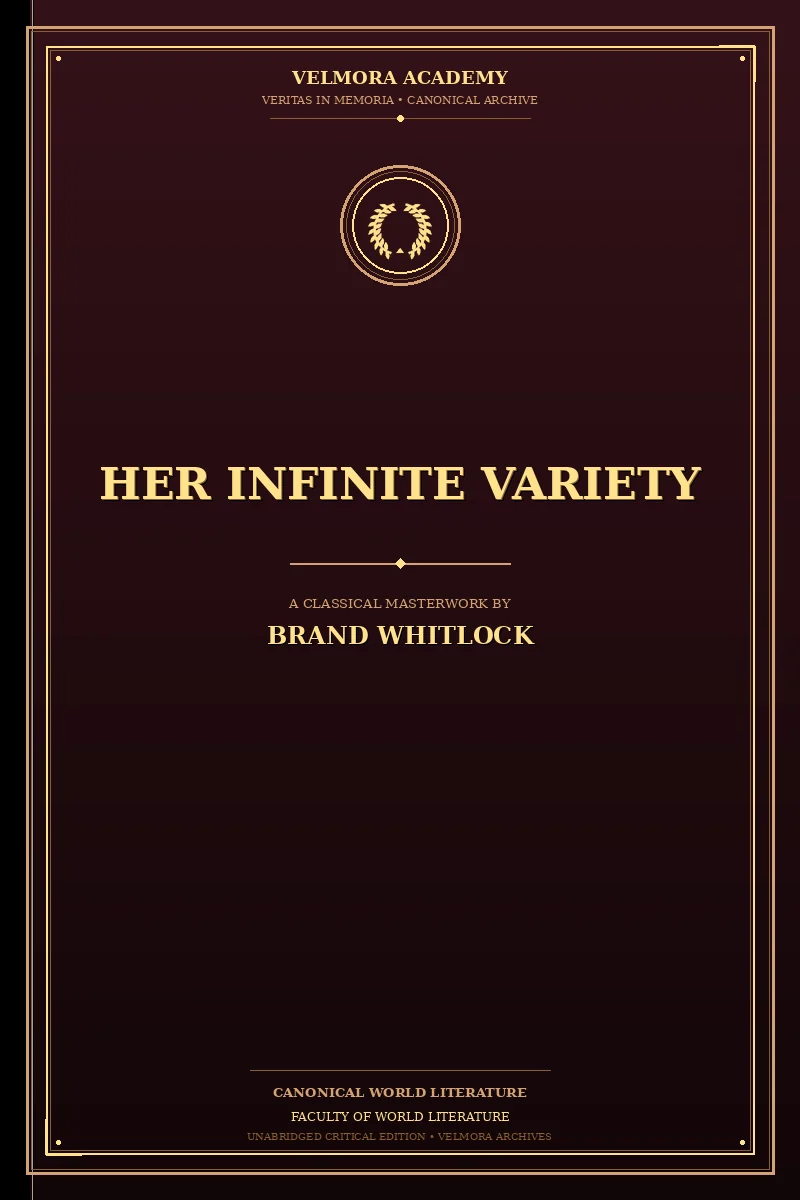 Cover of Her Infinite Variety
