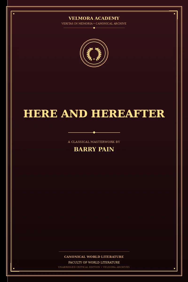 Cover of Here and Hereafter