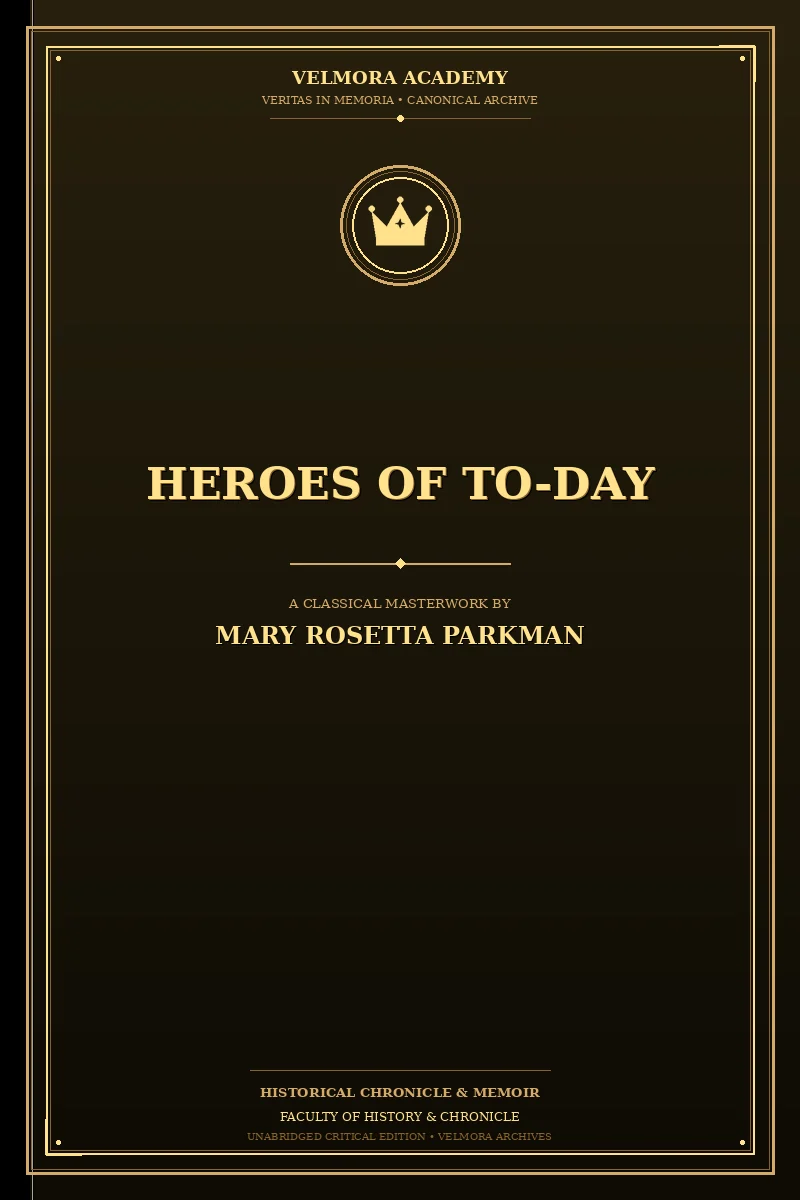 Cover of Heroes of To-Day