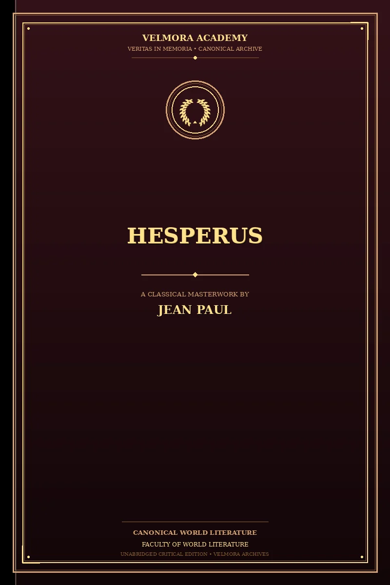 Cover of Hesperus