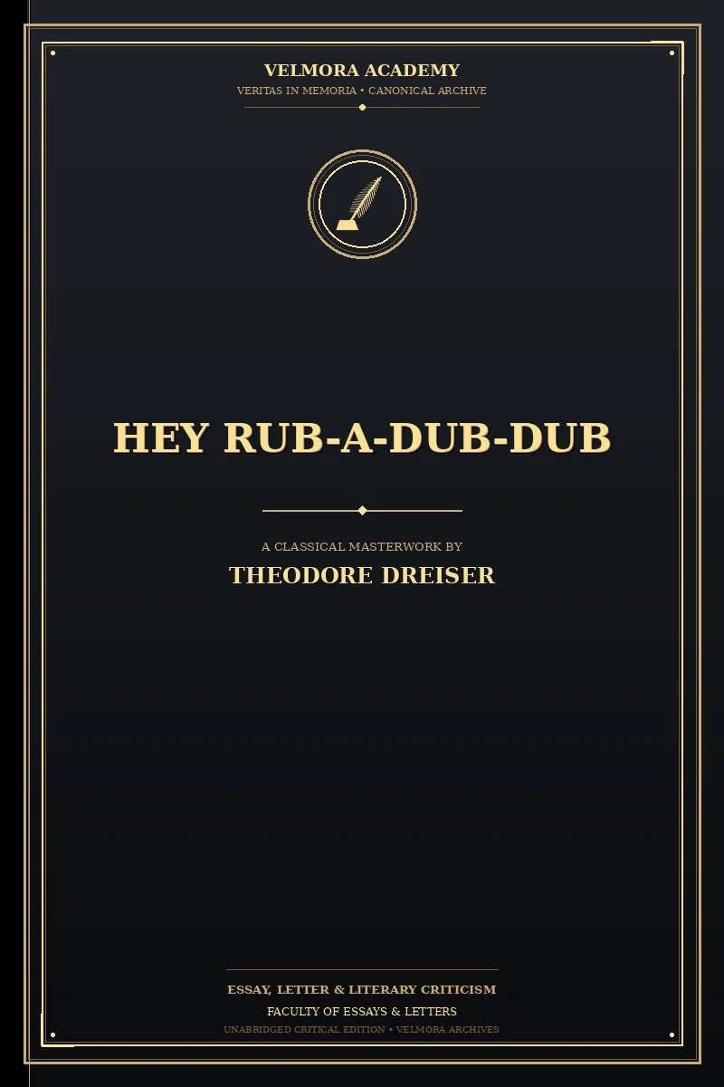 Cover of Hey Rub-a-dub-dub