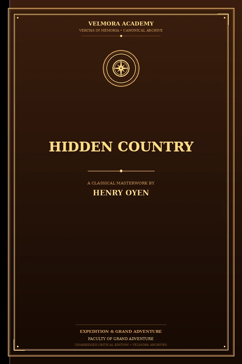 Cover of Hidden Country