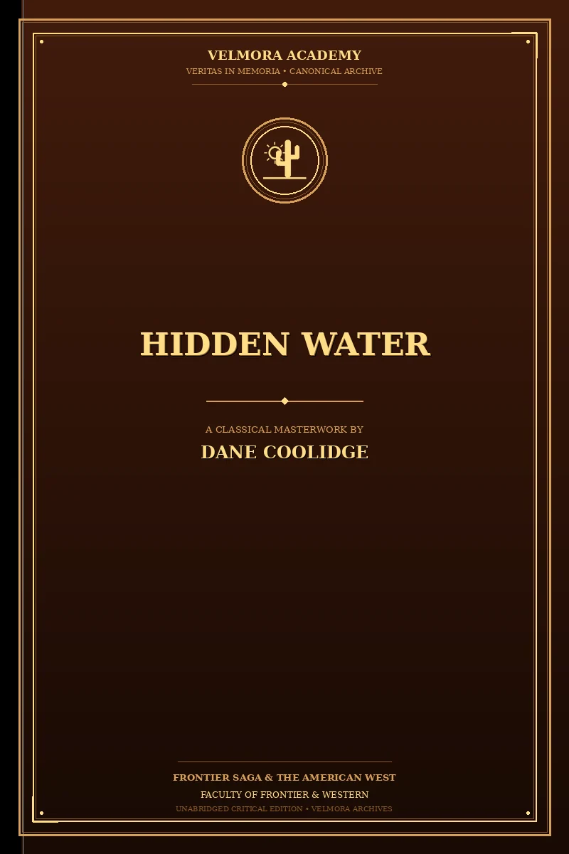 Cover of Hidden Water