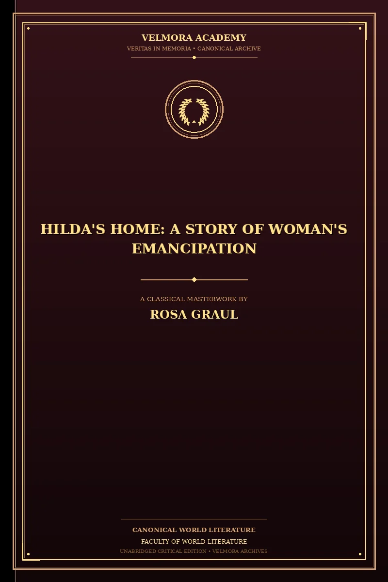 Hilda's Home: A Story of Woman's Emancipation