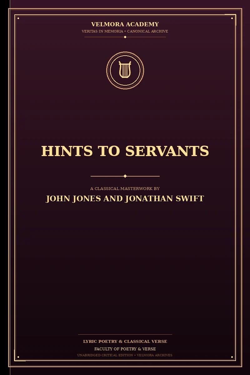 Hints to Servants