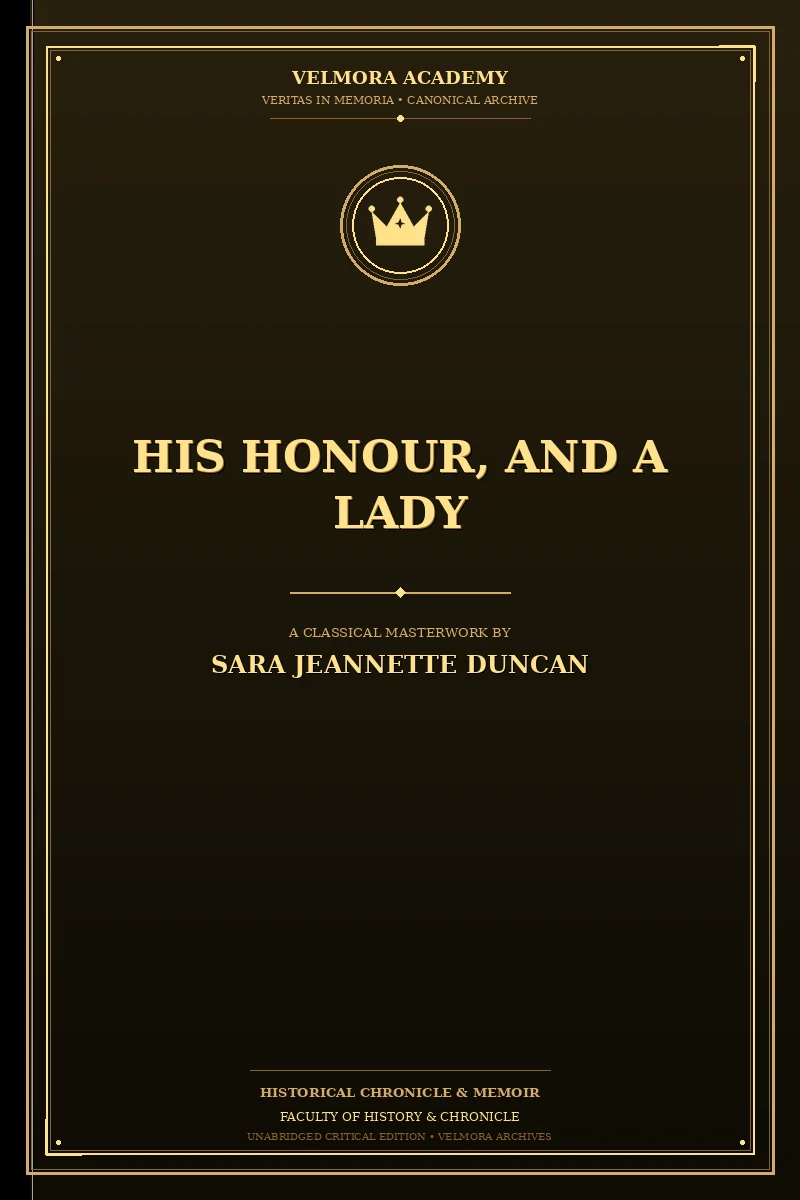 His Honour, and a Lady