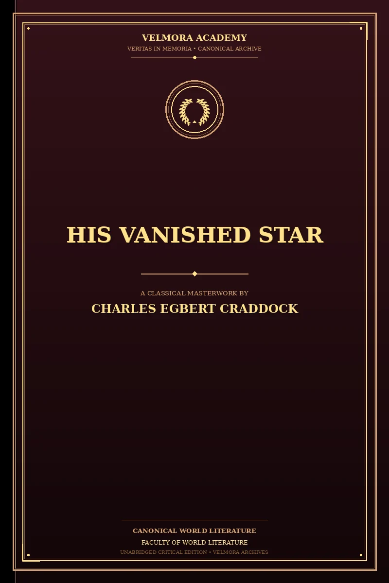 His vanished star