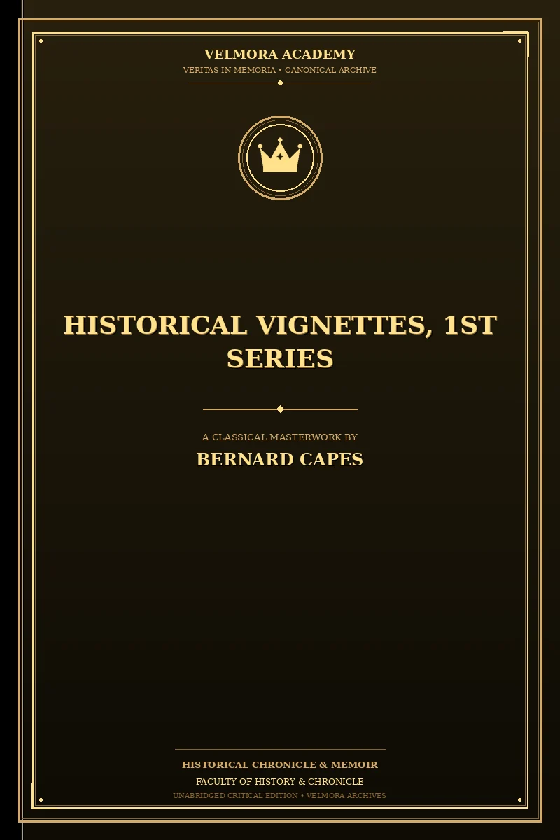 Cover of Historical vignettes, 1st series