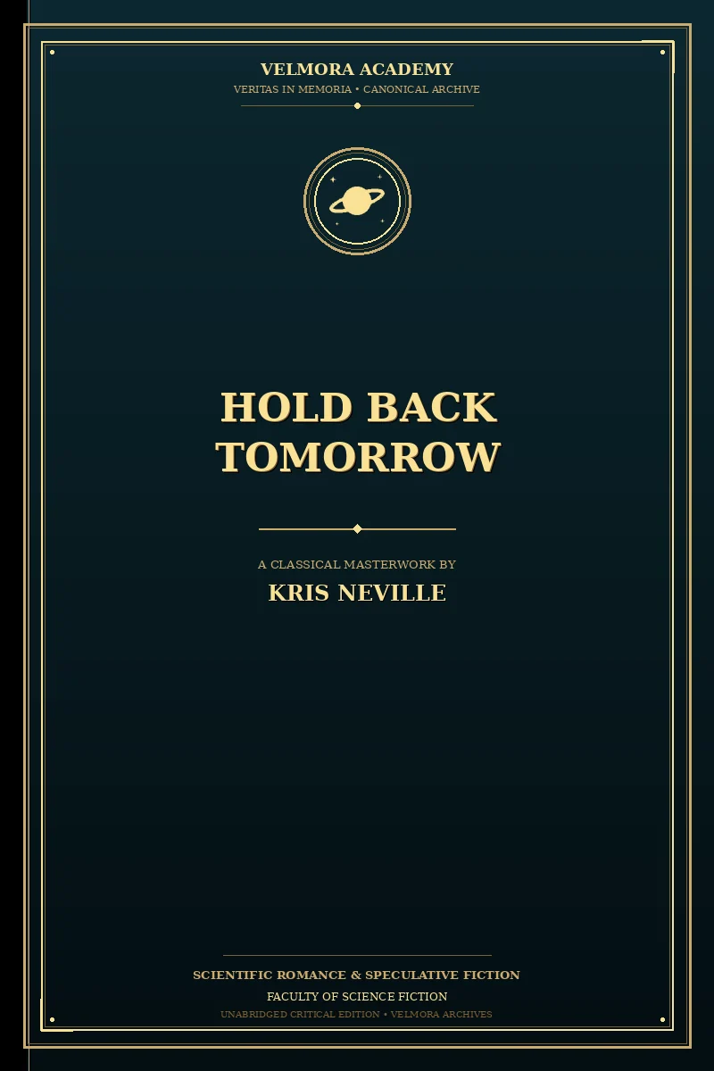 Hold Back Tomorrow