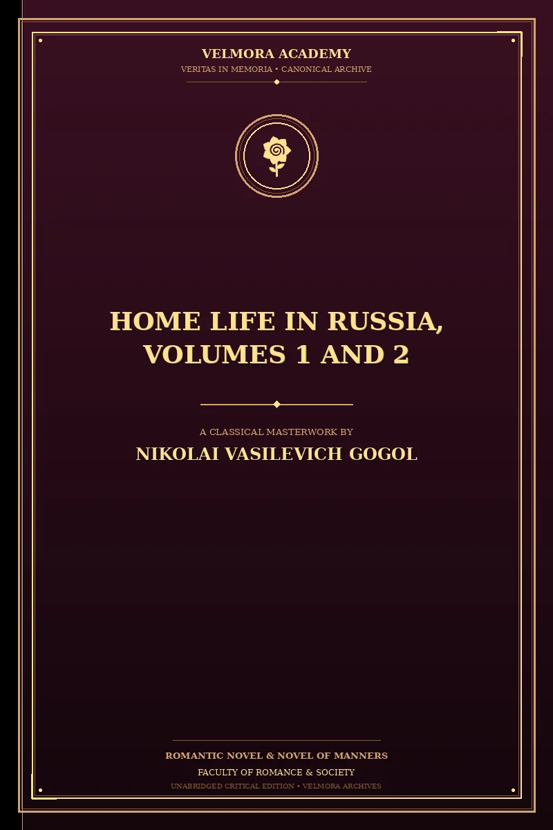 Home Life in Russia, Volumes 1 and 2