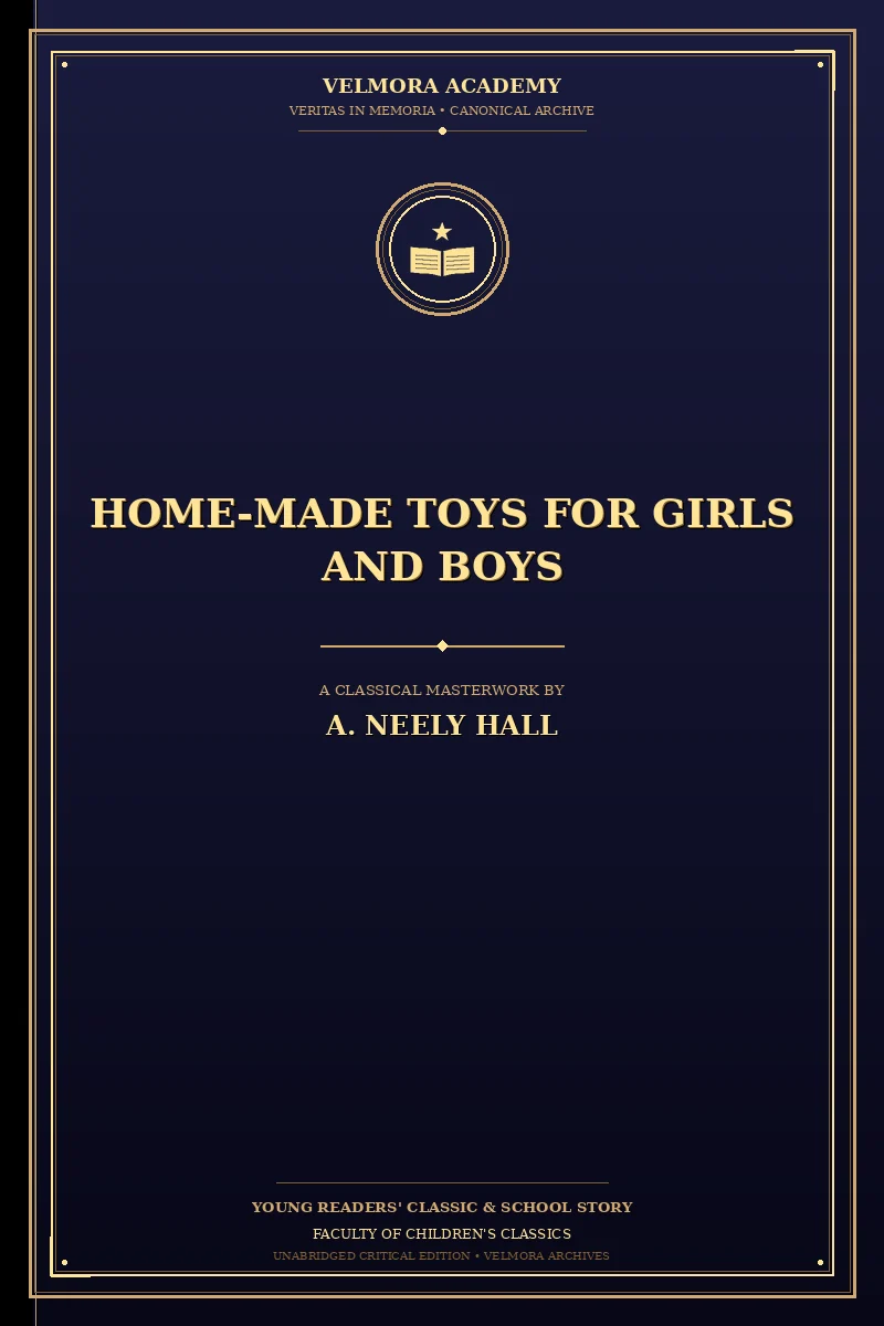 Cover of Home-Made Toys for Girls and Boys