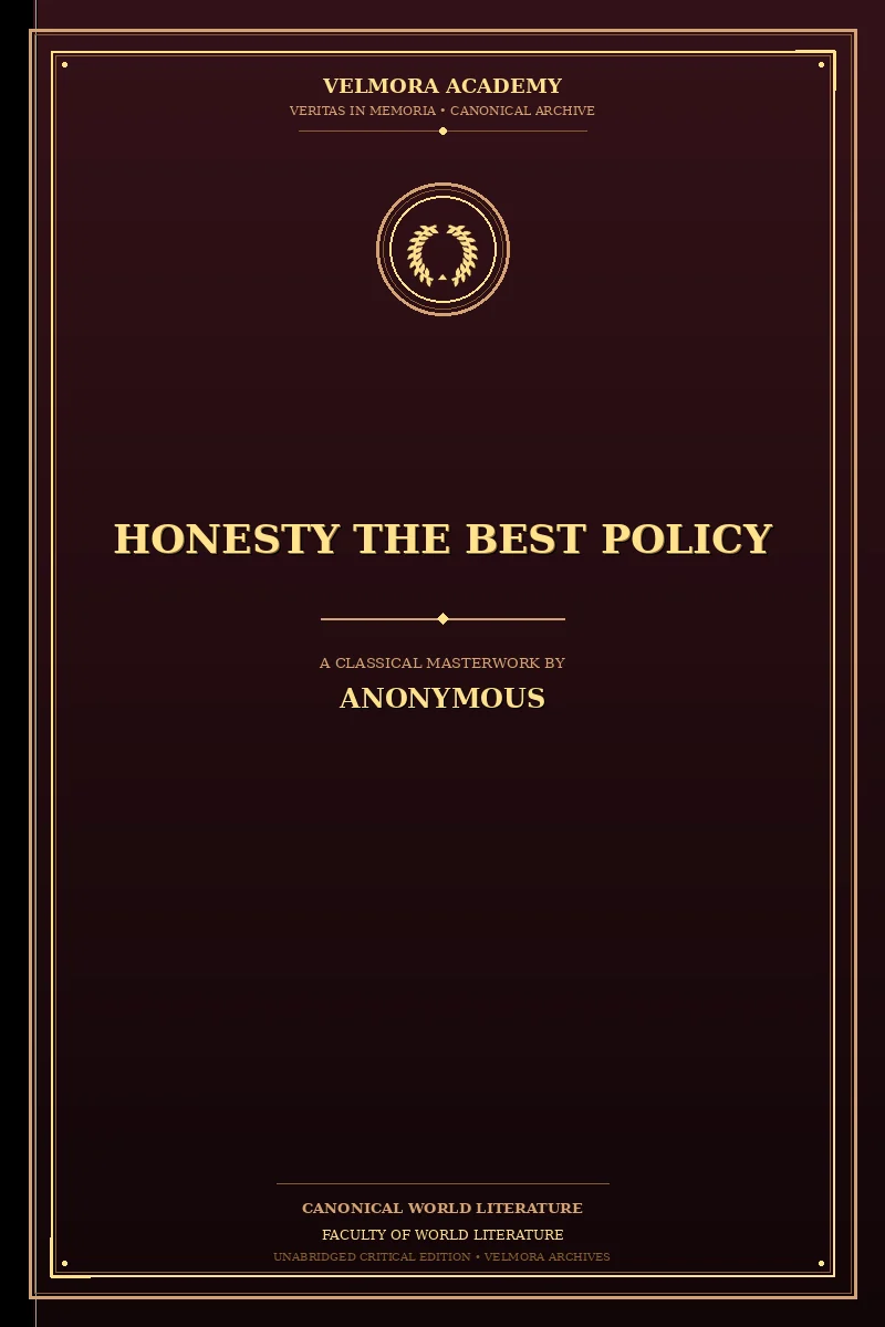 Honesty the best policy
