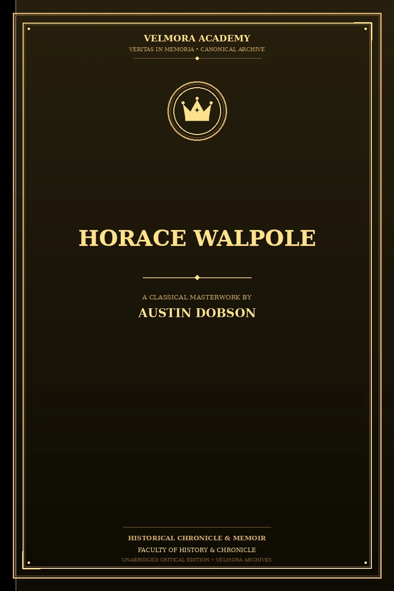 Horace Walpole
