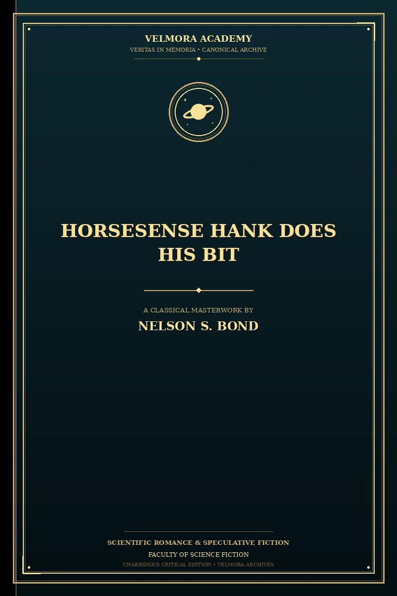 Horsesense Hank does his bit
