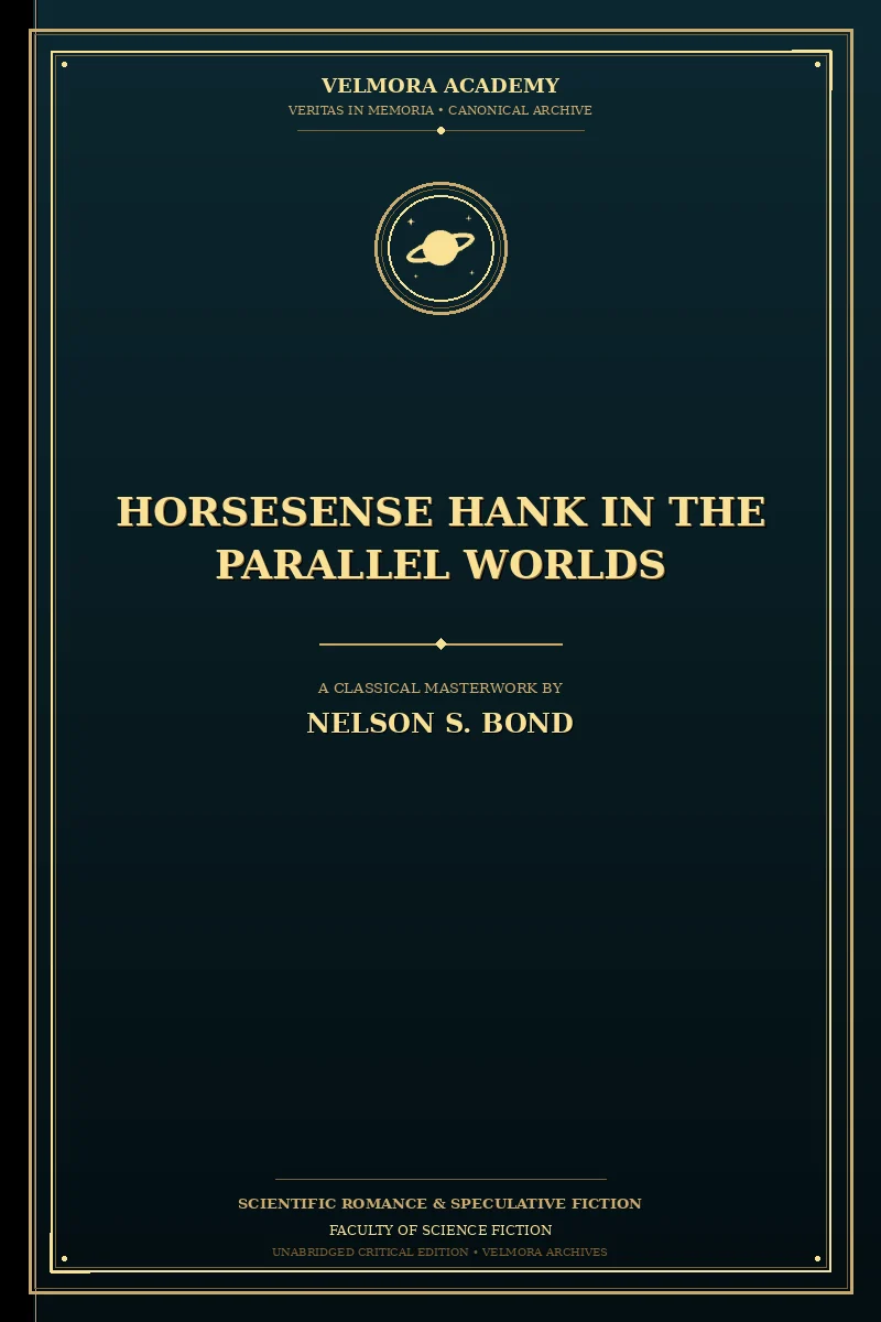 Cover of Horsesense Hank in the parallel worlds