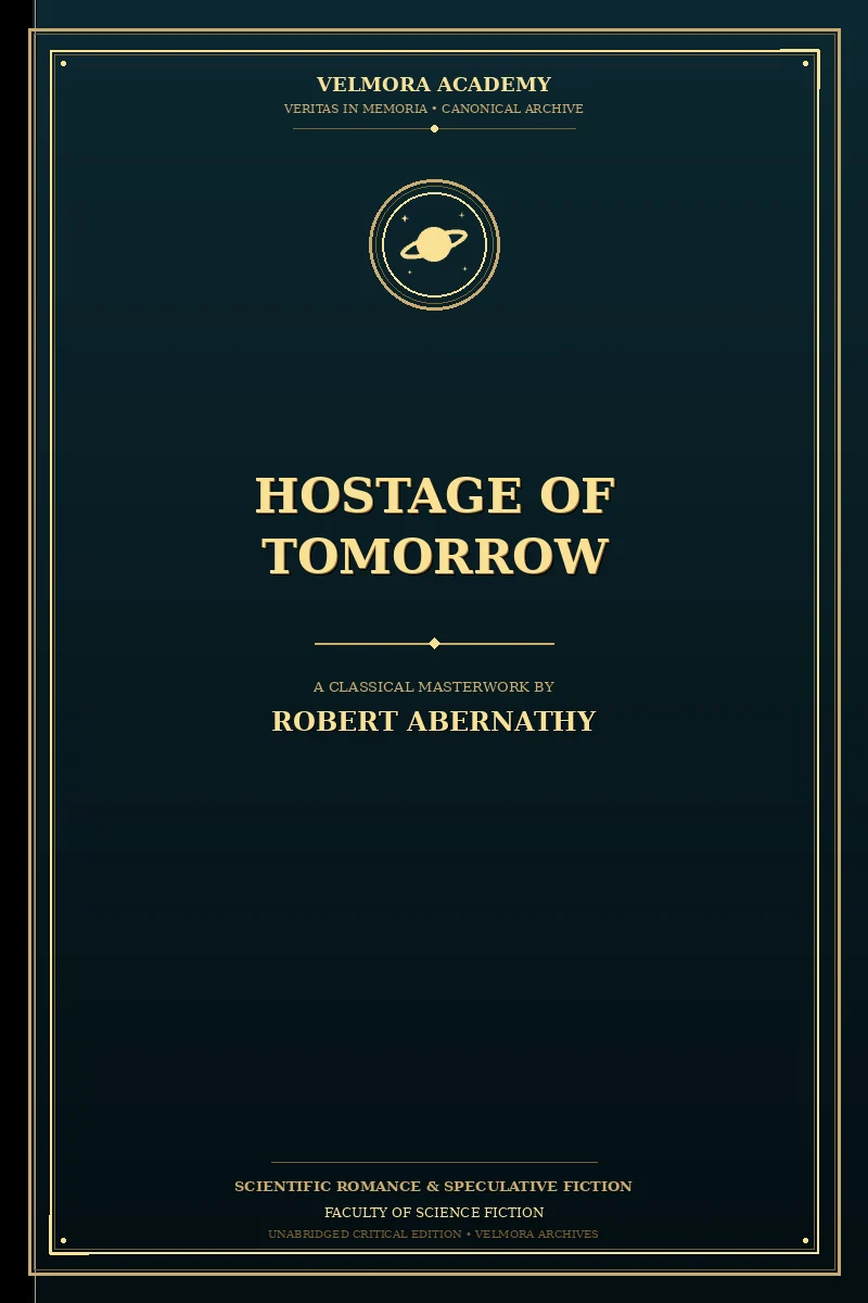 Cover of Hostage of Tomorrow