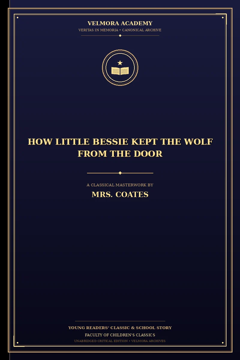 How little Bessie kept the wolf from the door
