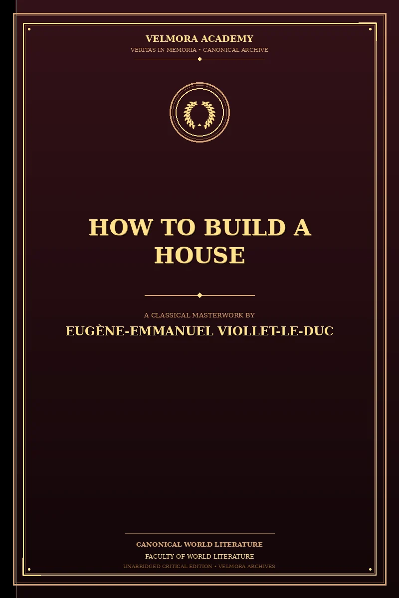 Cover of How to build a house