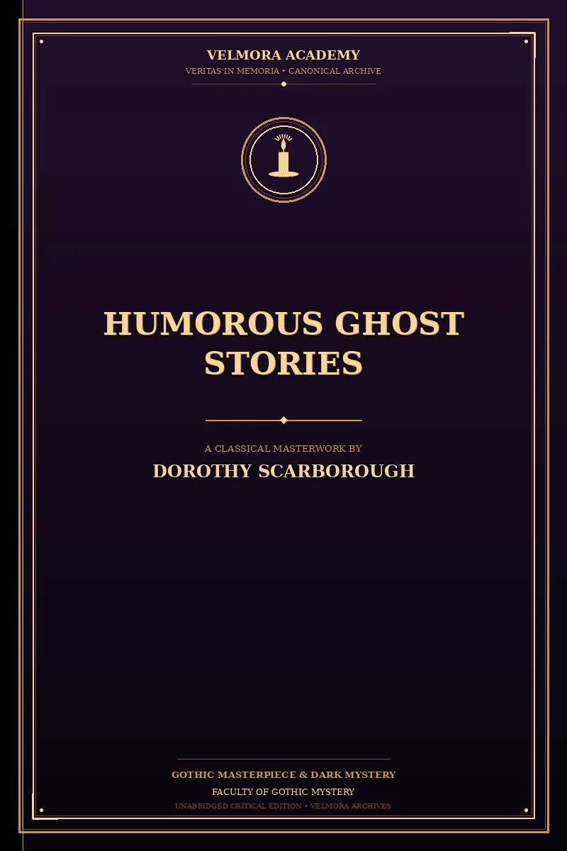 Cover of Humorous Ghost Stories
