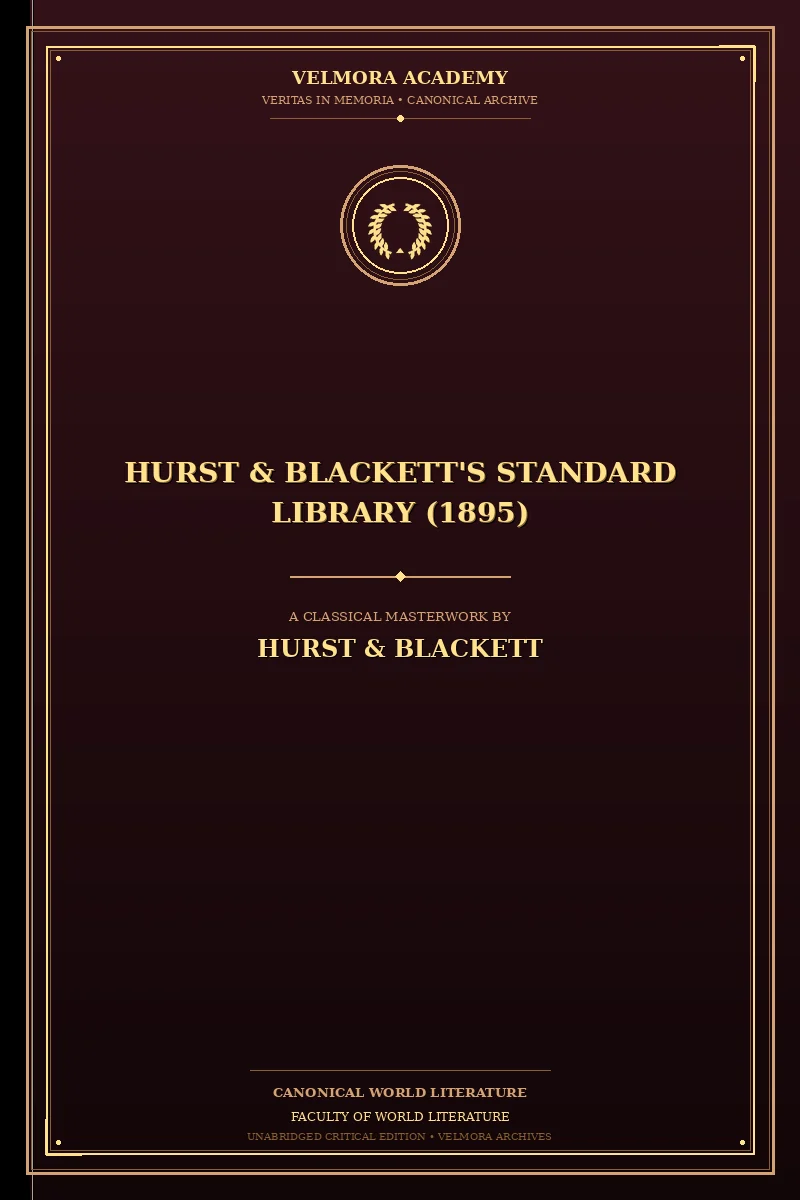 Cover of Hurst & Blackett's Standard Library (1895)