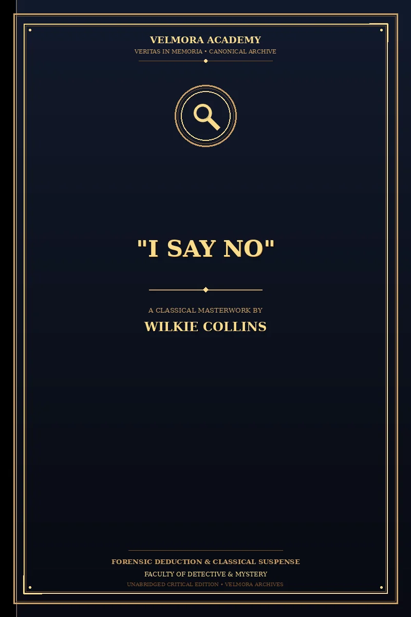 Cover of "I Say No"