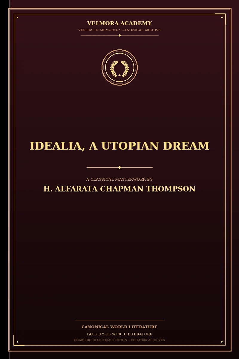Idealia, a Utopian Dream