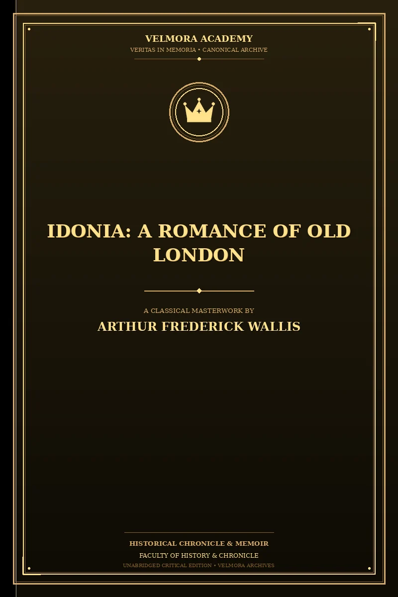 Idonia: A Romance of Old London