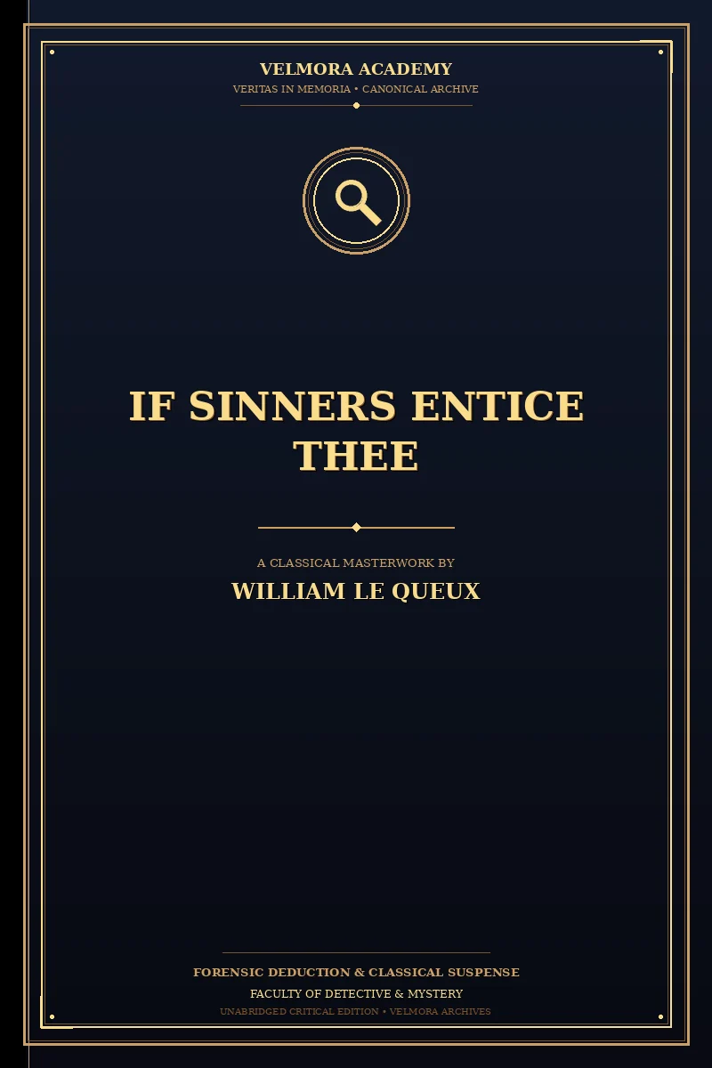 If Sinners Entice Thee
