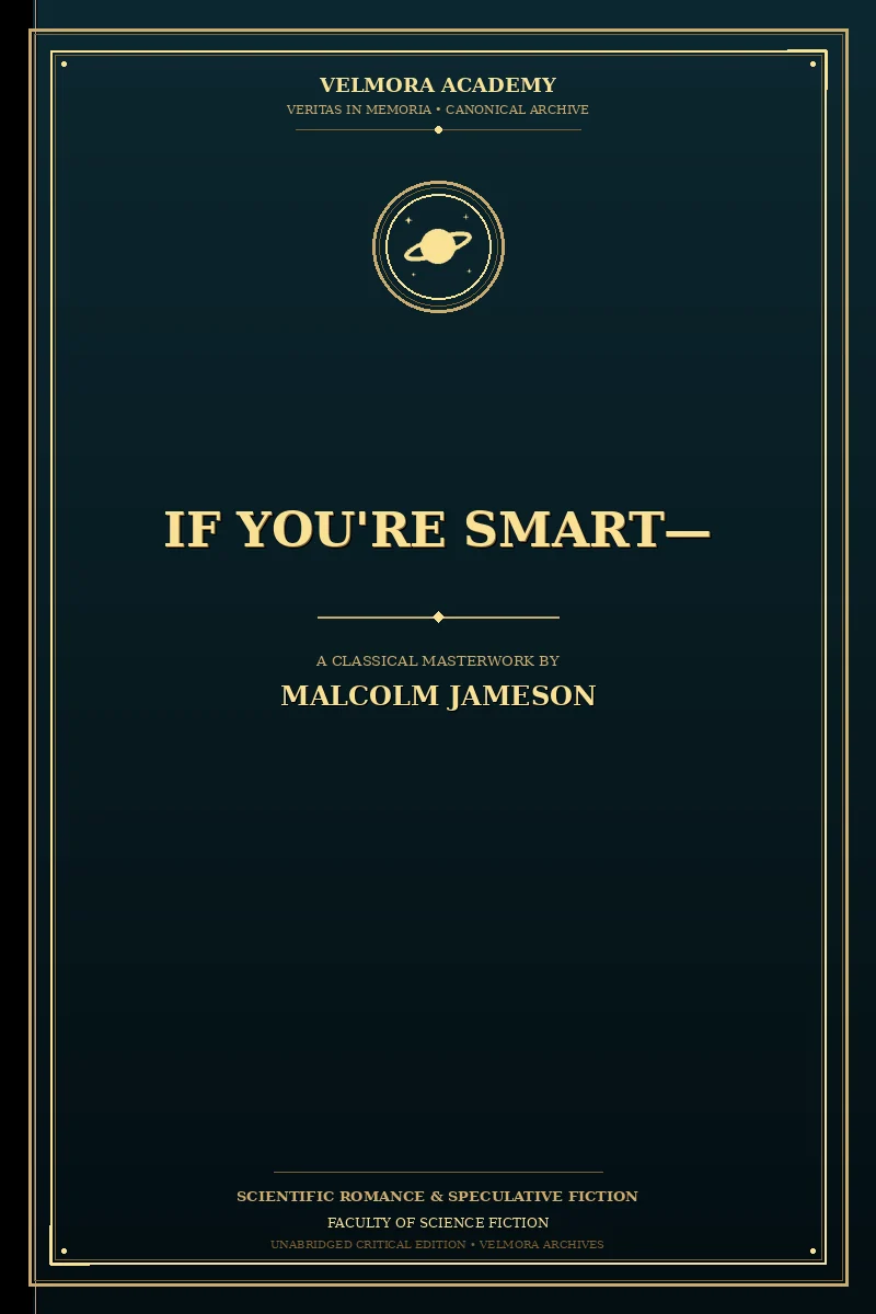 Cover of If You're Smart—